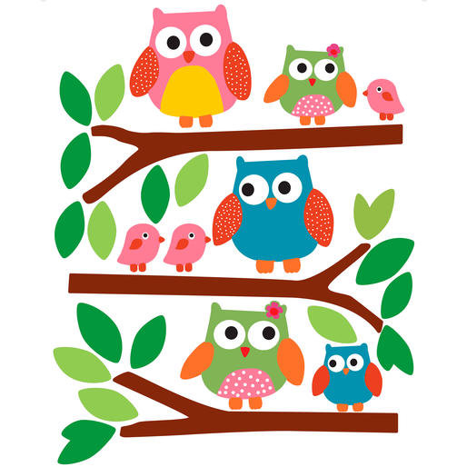 Wallies Owls Wall Decal & Reviews Wayfair
