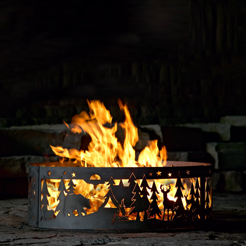 Northwoods Steel Wood Burning Fire Ring