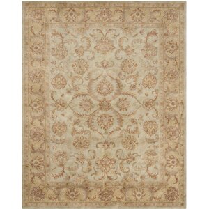 Taylor Hand-Tufted Wool Green/Beige Area Rug