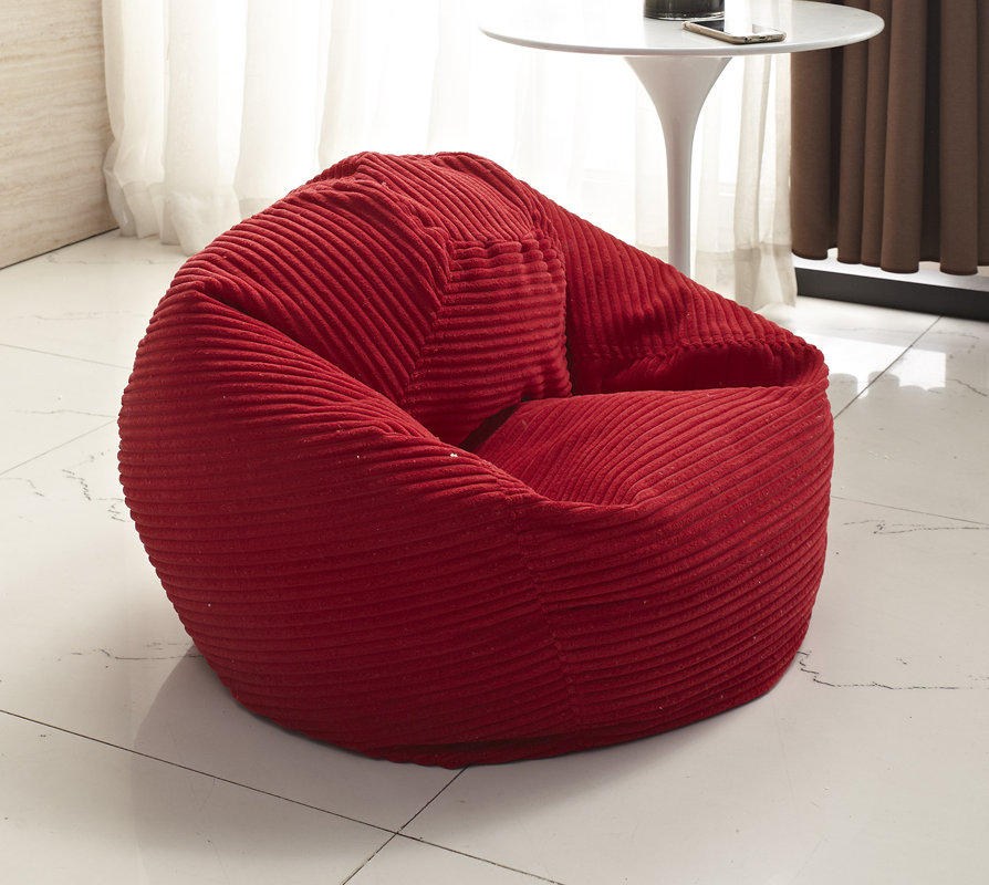 Zipcode Design Medium Polystyrene Bean Bag Chair & Reviews Wayfair