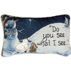 Do You See What I See - Evans Word Lumbar Pillow