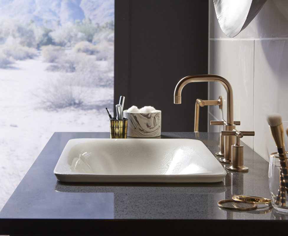 K75749FP10 Kohler Sartorial Vitreous China Rectangular Vessel