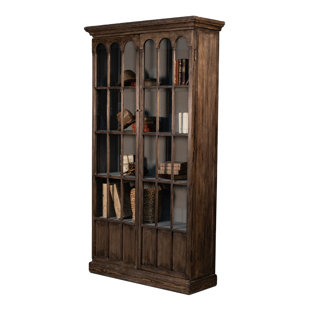 84 Inch Tall Bookcase Wayfair Wilkerson Arches Tall Standard Bookcase