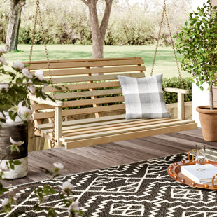 Porch Swings You Ll Love Wayfair Preble Traditional Porch Swing