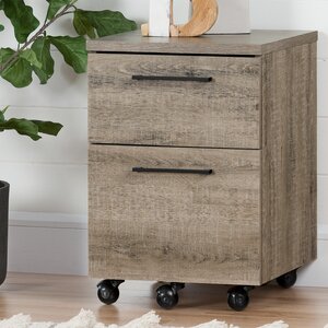 Munich 2 Drawer Mobile Vertical Filing Cabinet