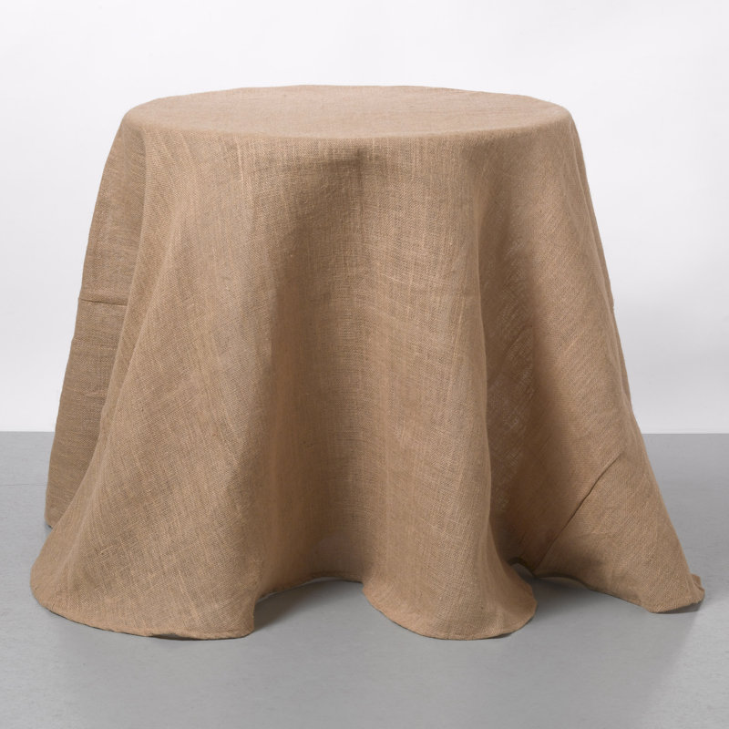 Couture Dreams Solid Jute Tablecloth & Reviews Wayfair