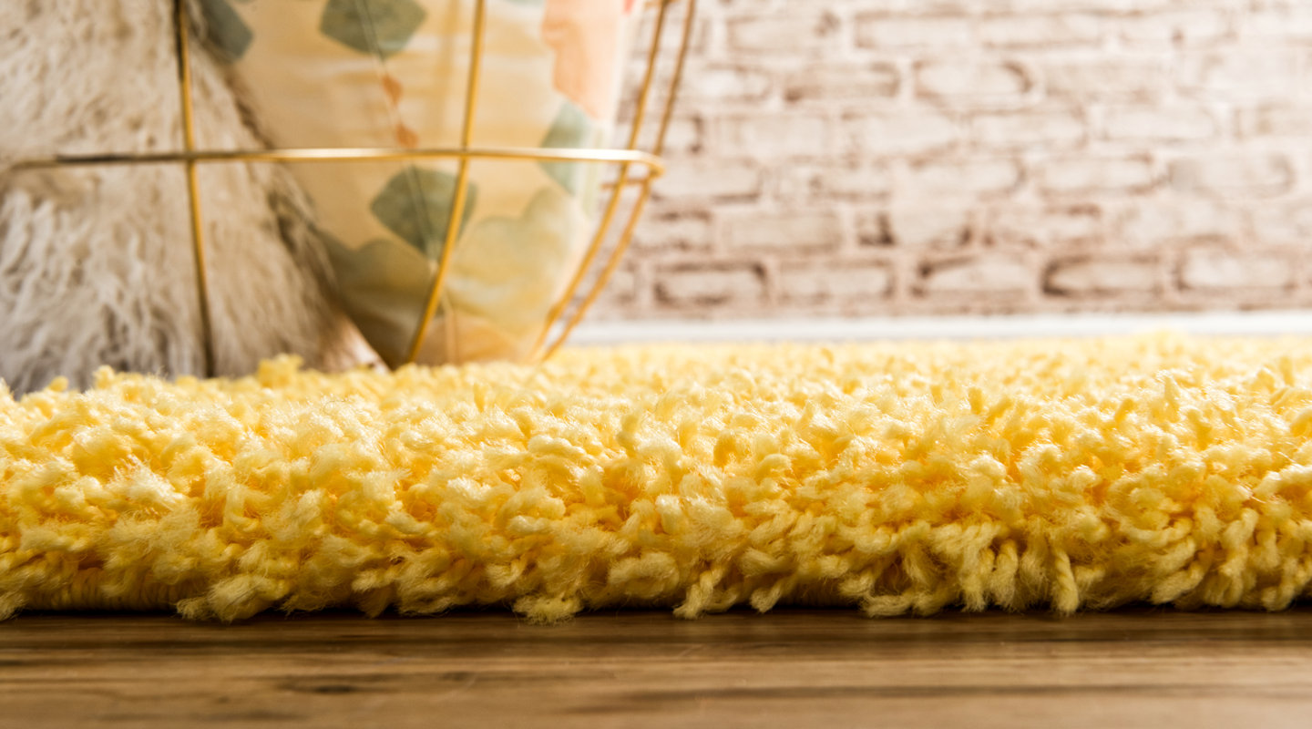 Zipcode Design Madison Basic Dark Yellow Area Rug & Reviews Wayfair