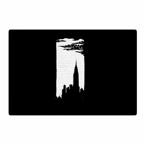 BarmalisiRTB Chrysler Building Black/White Area Rug