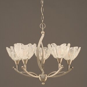 Bow 5-Light Shaded Chandelier