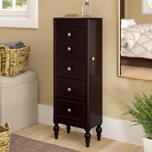 Jewelry Armoires You Ll Love Wayfair Carnbore Jewelry Armoire With Mirror