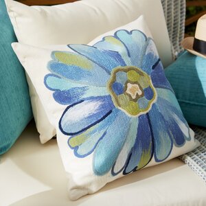 Kara Daisy Outdoor Throw Pillow