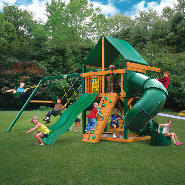 Gorilla Playsets Mountaineer Swing Set & Reviews Wayfair