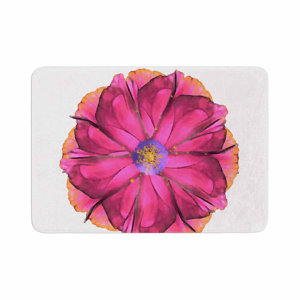 Oriana Cordero Athena Flower Memory Foam Bath Rug