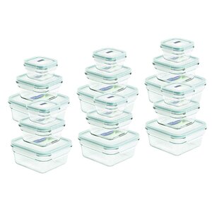 Square 18 Container Food Storage Set