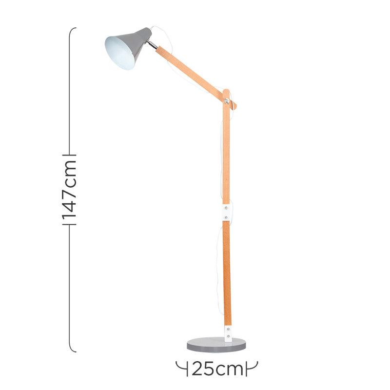 Wayfair Basics 147cm Reading Floor Lamp & Reviews Wayfair.co.uk