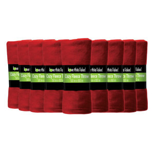 Windsor Lane Soft Warm Fleece Throw Blanket