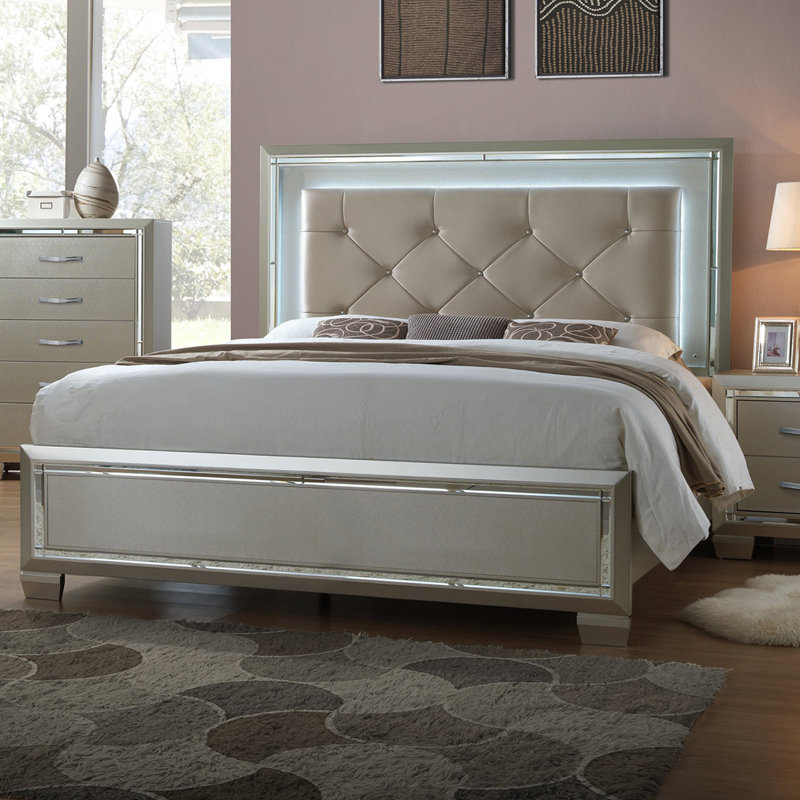 Rosdorf Park Domenick Full Upholstered Platform Bed Frame With Slide Domenick Full Upholstered Platform Bed Frame With Slide Out Trundle