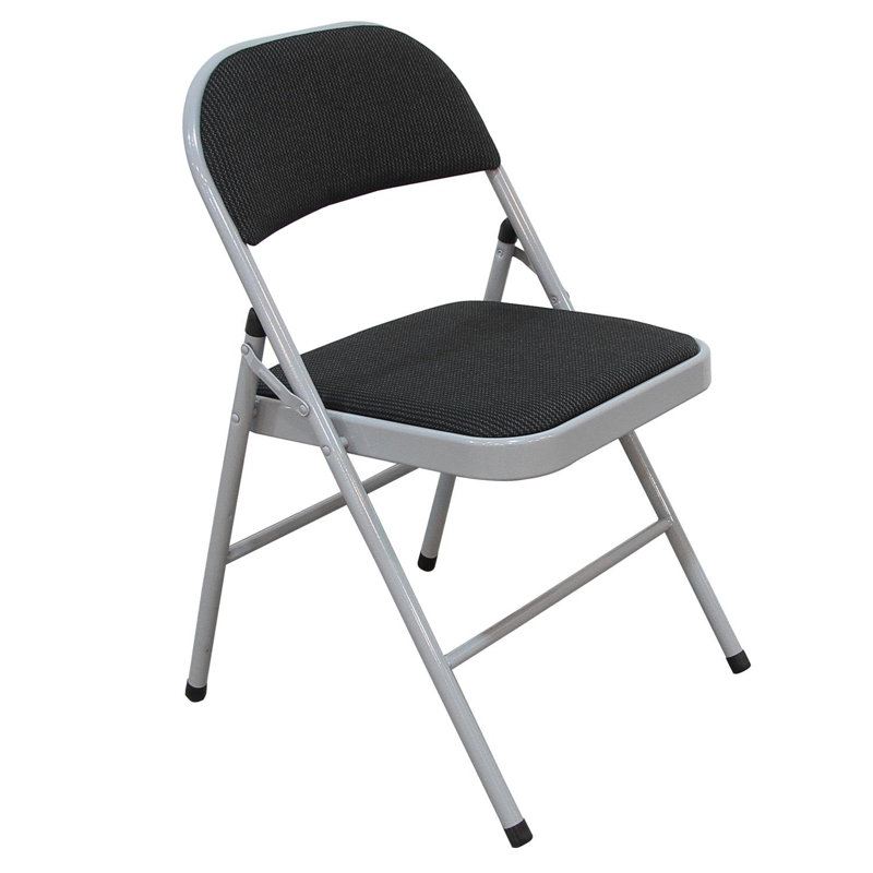 AdecoTrading Tubular Steel Folding Chair & Reviews Wayfair