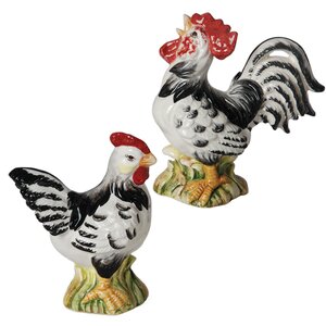 Provence Rooster Salt and Pepper Set