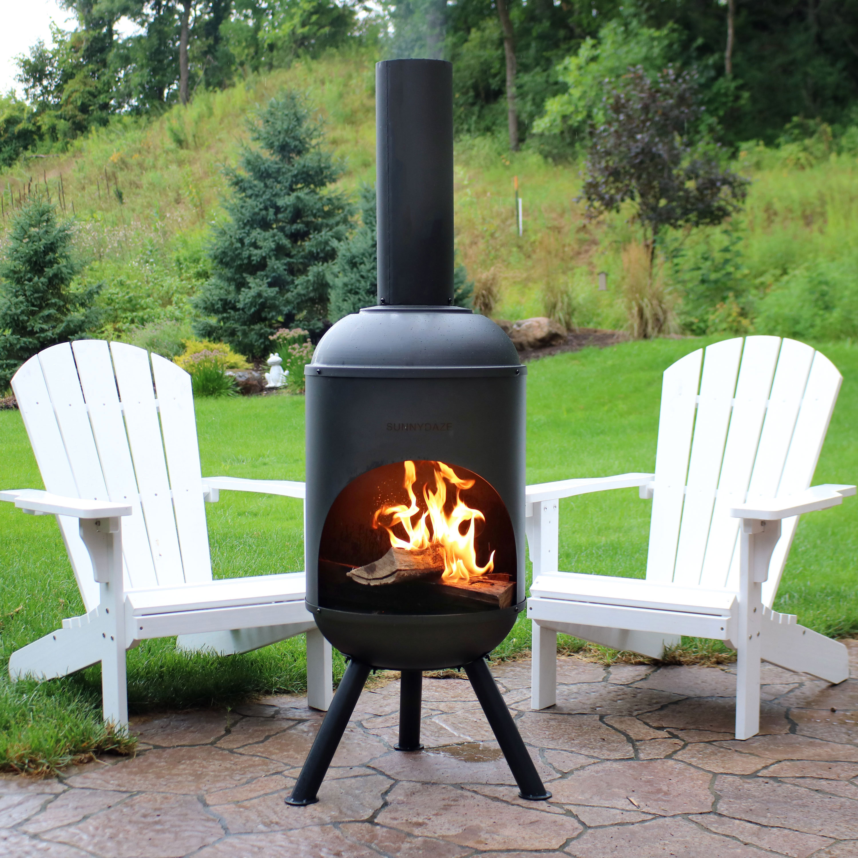 Darby Home Co Raymon Outdoor Steel Wood Burning Chiminea Reviews Darby Home Co Raymon Outdoor Steel Wood Burning Chiminea Reviews Wayfair