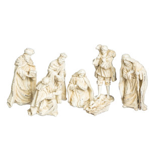 Outdoor Nativity Set Lighted Wayfair 7 Piece Nativity Set