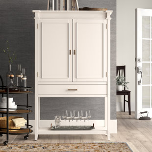Tall Narrow Bar Cabinet Wayfair Caseareo Fold Out Bar Cabinet