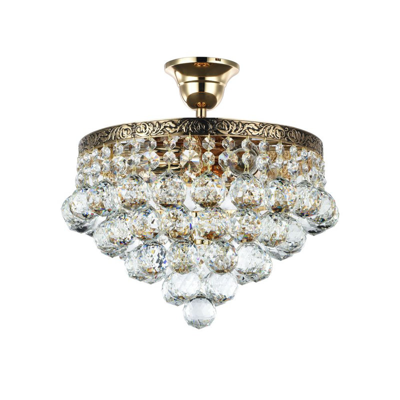 Maytoni Chandeliers Diamant Crystal Gala 4 Light Semi Flush Ceiling Diamant Crystal Gala 4 Light Semi Flush Ceiling