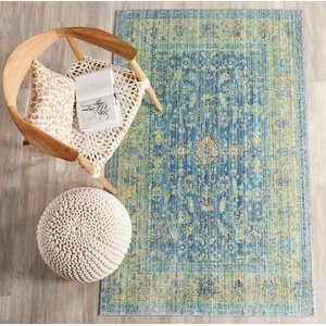 Doline Blue/Yellow Area Rug