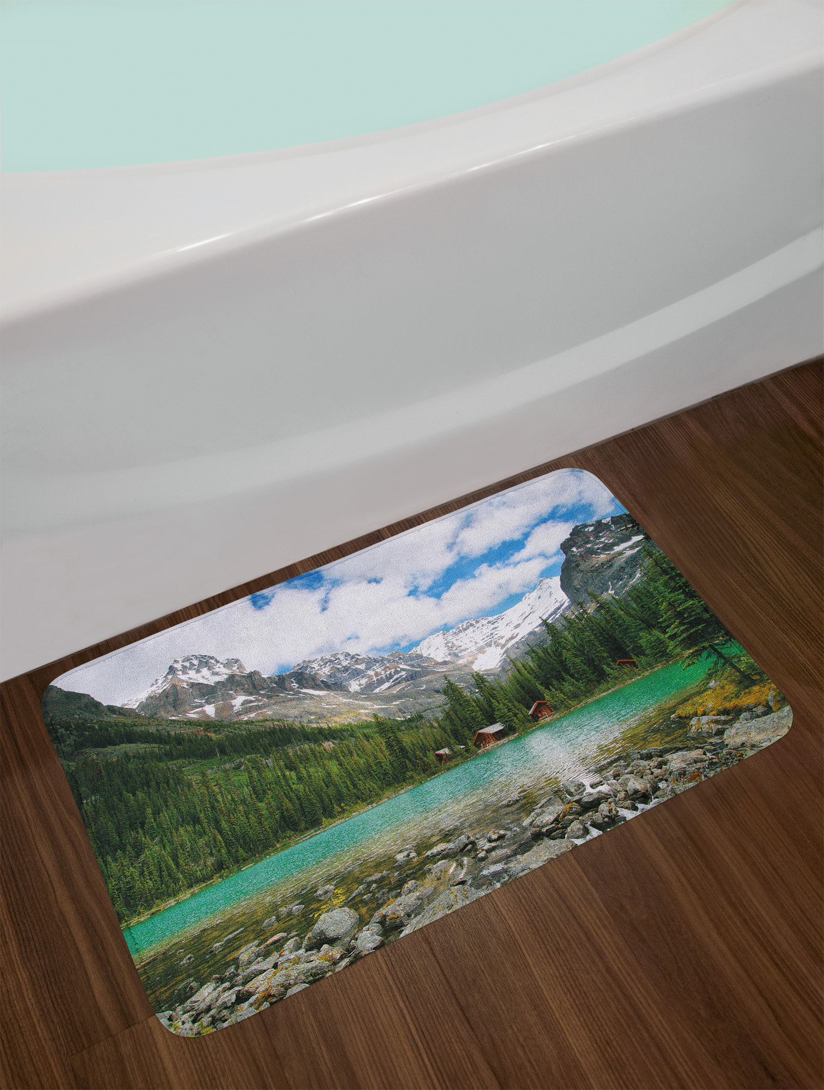 Canada Landscape Bath Rug