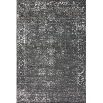 Mistana Brandt Dark Gray Area Rug Reviews Wayfair