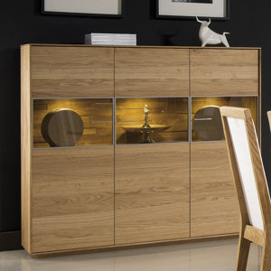 Standvitrine Rio aus Massivholz von Hazelwood Home