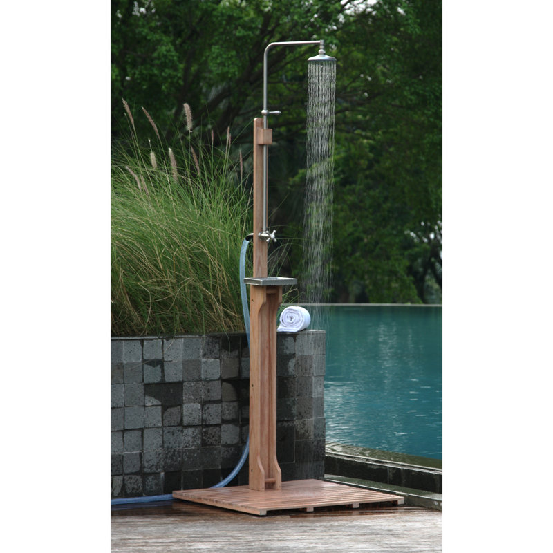 Bungalow Rose Hermitage Freestanding Outdoor Shower & Reviews Wayfair