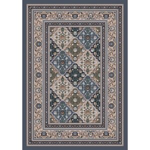 Pastiche Kashmiran Tournai Pewter Rug