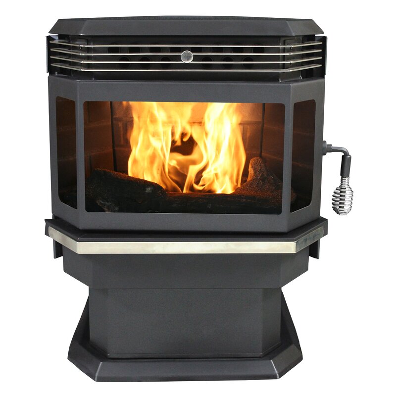 breckwell sw940 bay front wood stove insert with blower