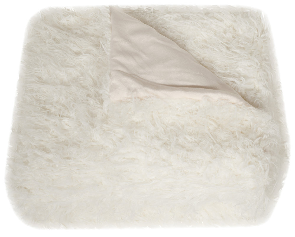 Mercury Row Sheepskin Faux Fur Throw & Reviews Wayfair