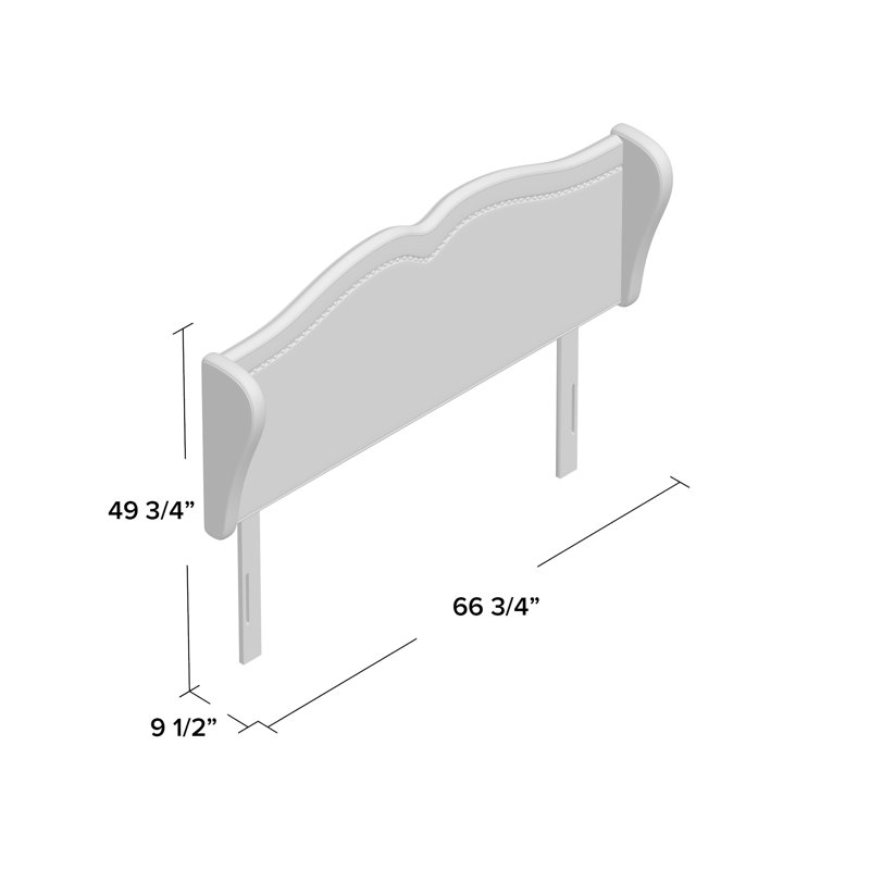 Canterbury Upholstered Wingback Headboard & Reviews Joss & Main