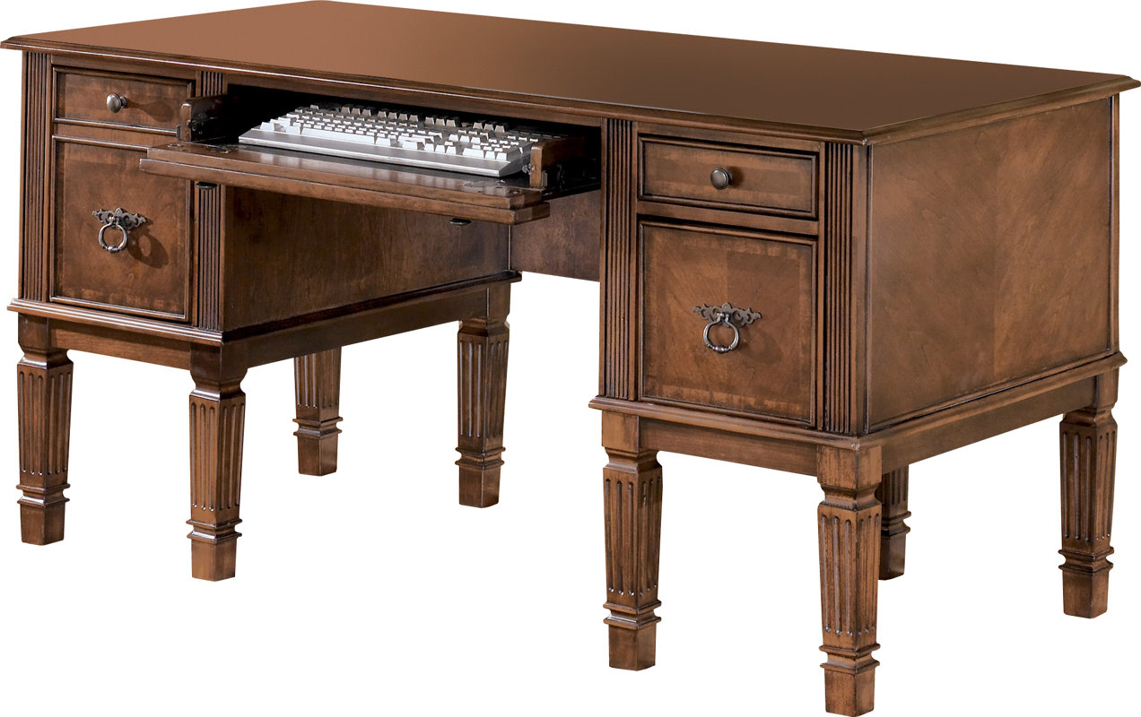 Signature Design By Ashley Hamlyn Storage Leg Computer Desk Hamlyn Storage Leg Computer Desk