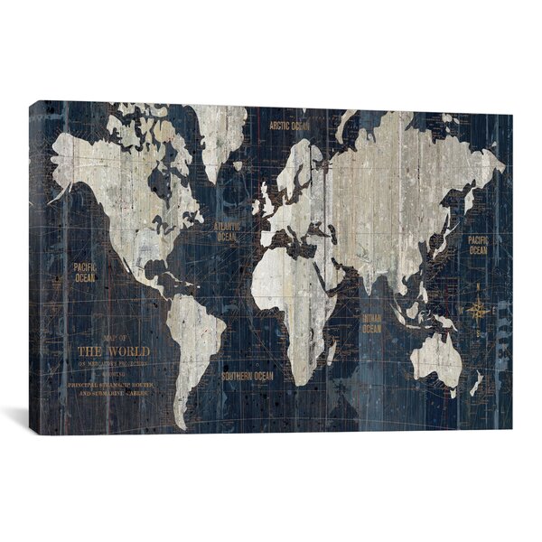 Old World Map Canvas Print & Reviews | Joss & Main