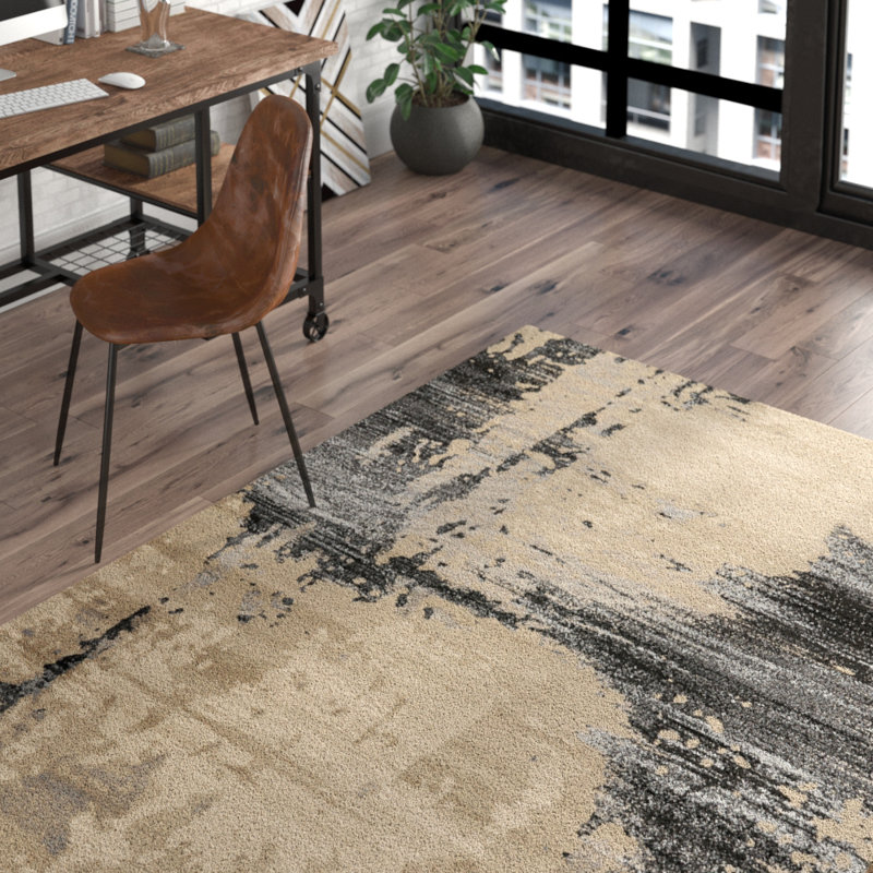 Arden Beige/Black Area Rug & Reviews AllModern