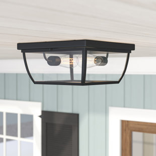 Outdoor Flush Mount Lights You Ll Love Wayfair Outdoor Ceiling Lights