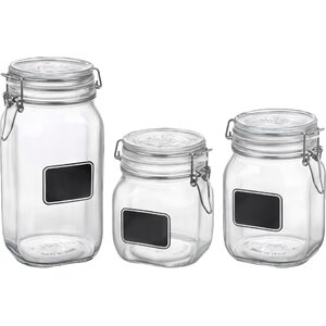 3 Piece Storage Jar Set