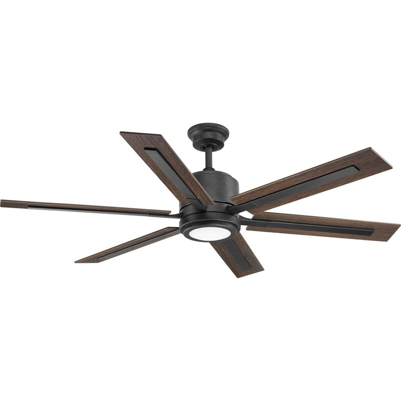 Union Rustic Lesure 6 Blade Led Ceiling Fan With Remote Wayfair Lesure 6 Blade Led Ceiling Fan With Remote