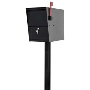 LetterSentry Locking Mailbox with Post Included