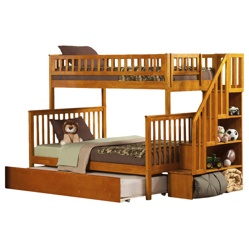 Viv + Rae Shyann Twin Over Full Bunk Bed with Trundle & Reviews Wayfair
