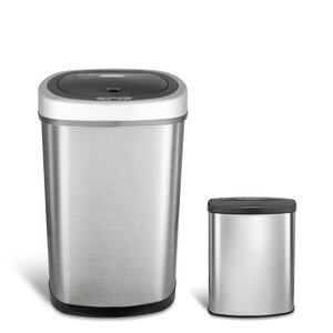 2-Piece Nine Stars Trash Can Set