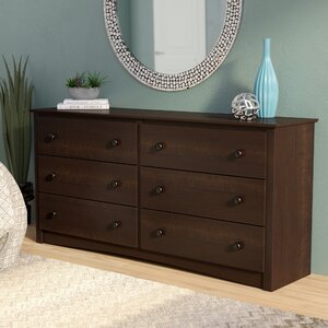 Penelope 6 Drawer Double Dresser