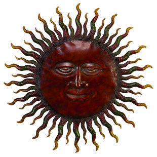 Metal Sun Decor Wayfair Metal Sun Wall Décor