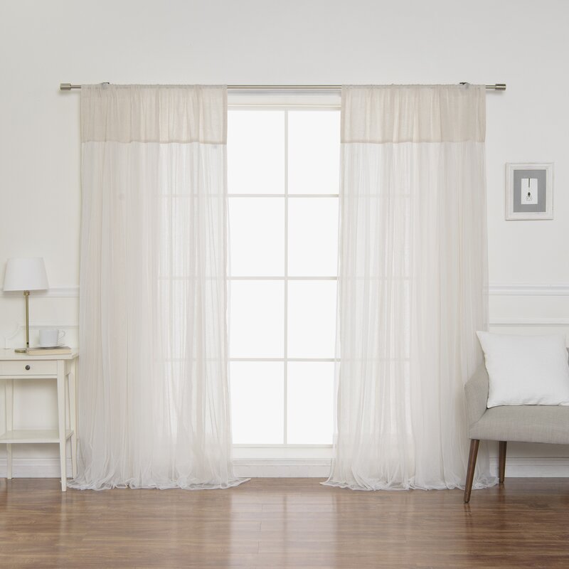 Duluth Solid Sheer Rod Pocket Curtain Panels & Reviews | Birch Lane