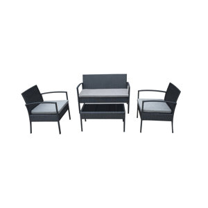 4-tlg. Sofa-Set mit Kissen von MMT Furniture
