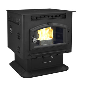Pedestal Model 2,500 sq. ft. Vent Free Pellet Stove